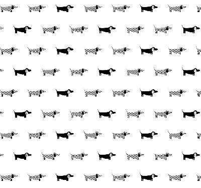 Rolgordijn verduisterend Getekende honden