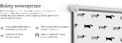 Rolgordijn verduisterend Getekende honden