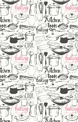 Rolgordijn voor het raam Keukengerei