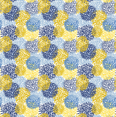 Rolgordijn verduisterend Geschilderde planten