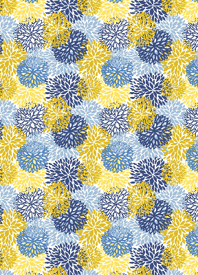 Rolgordijn verduisterend Geschilderde planten