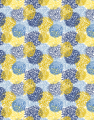 Rolgordijn verduisterend Geschilderde planten