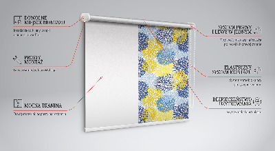 Rolgordijn verduisterend Geschilderde planten