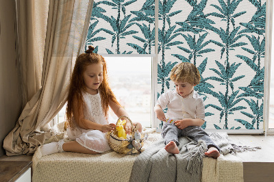 Rolgordijn verduisterend Palmbladeren