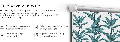 Rolgordijn verduisterend Palmbladeren