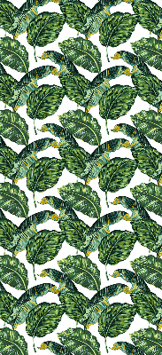 Rolgordijn voor het raam Exotische bladeren