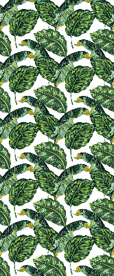 Rolgordijn voor het raam Exotische bladeren