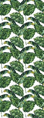 Rolgordijn voor het raam Exotische bladeren