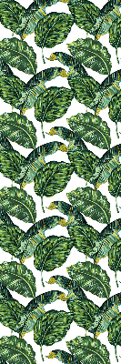 Rolgordijn voor het raam Exotische bladeren