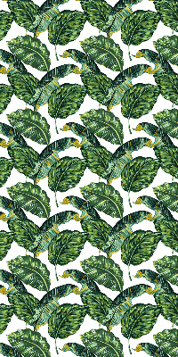 Rolgordijn voor het raam Exotische bladeren