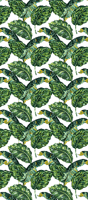 Rolgordijn voor het raam Exotische bladeren