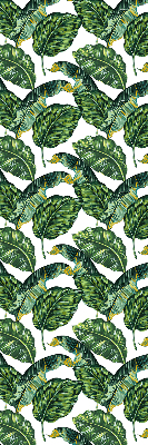 Rolgordijn voor het raam Exotische bladeren