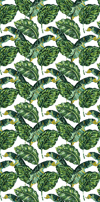 Rolgordijn voor het raam Exotische bladeren