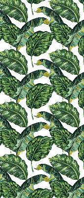 Rolgordijn voor het raam Exotische bladeren