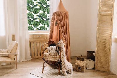 Rolgordijn voor het raam Exotische bladeren