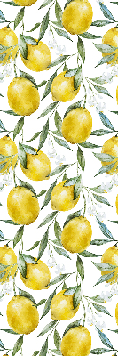 Rolgordijn voor het raam Citroenen