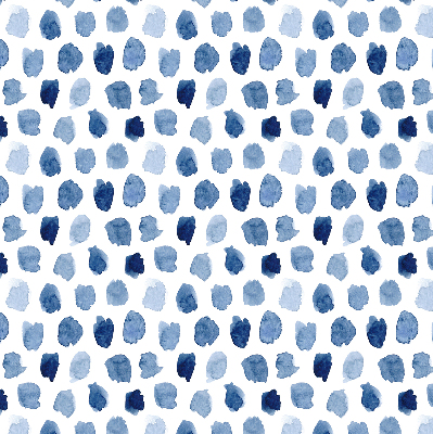 Rolgordijn verduisterend Blauw geschilderde vlekken