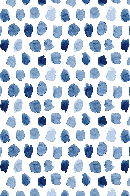 Rolgordijn verduisterend Blauw geschilderde vlekken