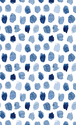 Rolgordijn verduisterend Blauw geschilderde vlekken