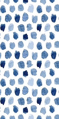 Rolgordijn verduisterend Blauw geschilderde vlekken