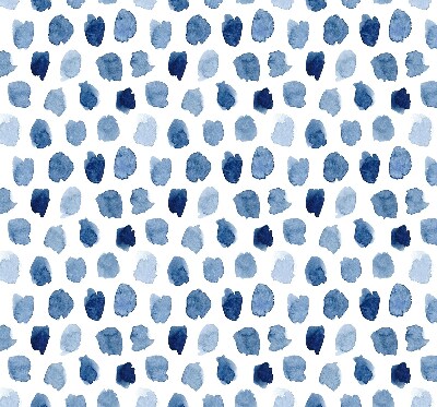 Rolgordijn verduisterend Blauw geschilderde vlekken