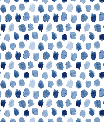 Rolgordijn verduisterend Blauw geschilderde vlekken