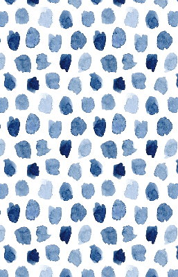 Rolgordijn verduisterend Blauw geschilderde vlekken