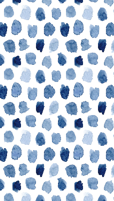 Rolgordijn verduisterend Blauw geschilderde vlekken