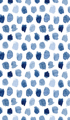 Rolgordijn verduisterend Blauw geschilderde vlekken