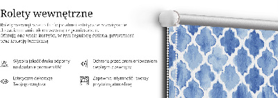 Rolgordijn voor het raam Geschilderd patroon