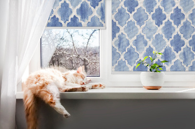 Rolgordijn voor het raam Geschilderd patroon