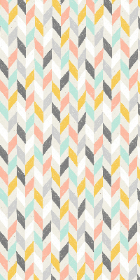 Rolgordijn voor het raam Kleurrijke visgraat