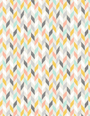 Rolgordijn voor het raam Kleurrijke visgraat