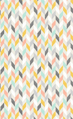 Rolgordijn voor het raam Kleurrijke visgraat