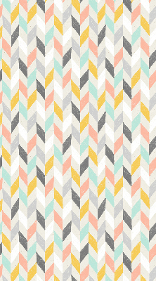 Rolgordijn voor het raam Kleurrijke visgraat