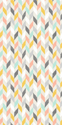 Rolgordijn voor het raam Kleurrijke visgraat