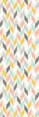 Rolgordijn voor het raam Kleurrijke visgraat