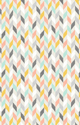 Rolgordijn voor het raam Kleurrijke visgraat