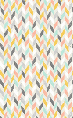 Rolgordijn voor het raam Kleurrijke visgraat