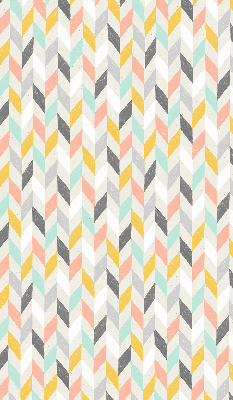 Rolgordijn voor het raam Kleurrijke visgraat