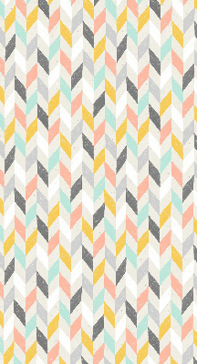 Rolgordijn voor het raam Kleurrijke visgraat