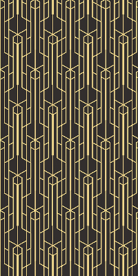 Rolgordijn verduisterend Geel patroon