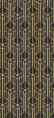 Rolgordijn verduisterend Geel patroon