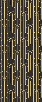 Rolgordijn verduisterend Geel patroon