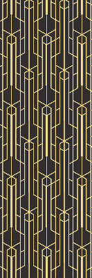 Rolgordijn verduisterend Geel patroon