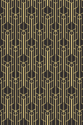 Rolgordijn verduisterend Geel patroon