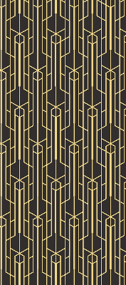 Rolgordijn verduisterend Geel patroon