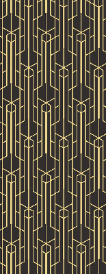 Rolgordijn verduisterend Geel patroon