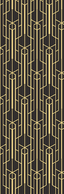 Rolgordijn verduisterend Geel patroon