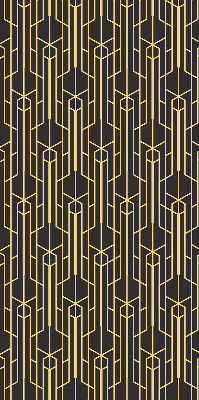 Rolgordijn verduisterend Geel patroon